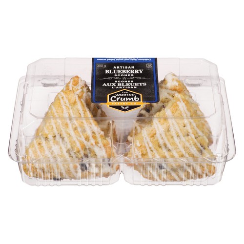 The Worthy Crumb Artisan Scones Blueberry 300 g