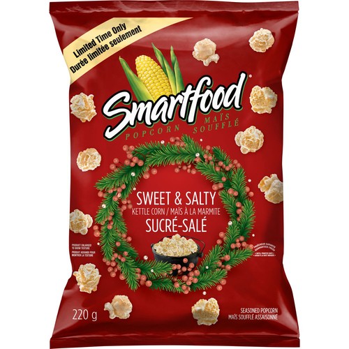 Smartfood Popcorn Seasoned Kettle Corn Sweet & Salty 220 g