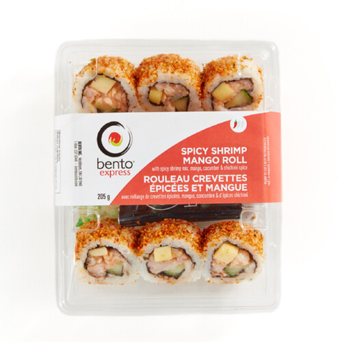 Voilà | Online Grocery Delivery - Bento Express Sushi Mango Roll Shrimp  Spicy 205 g