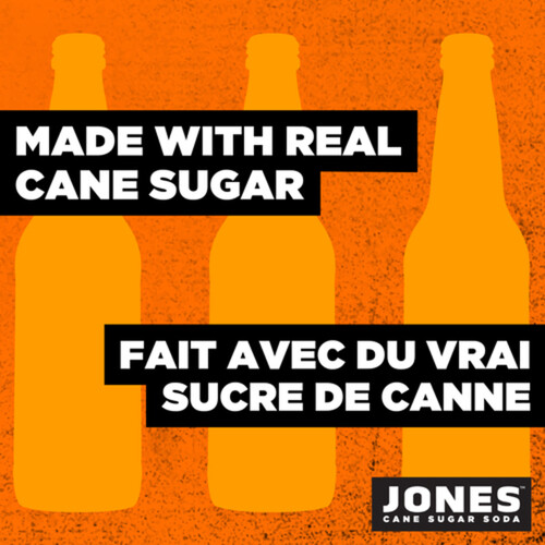 Jones Craft Soda Cane Sugar Orange and Cream Soda 355 ml (bottle)