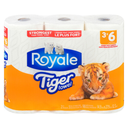 Royale Paper Towel 2-Ply 3 Rolls x 98 Sheets