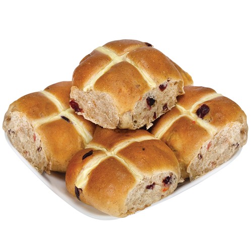 Hot Cross Buns Brioche 6 Pack 515 g