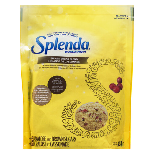 Splenda Sweetener Brown Sugar Blend 454 g