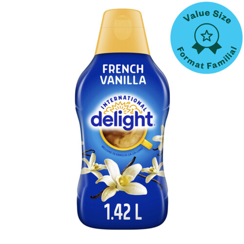 International Delight Coffee Creamer Classic French Vanilla Value Size 1.42 L 