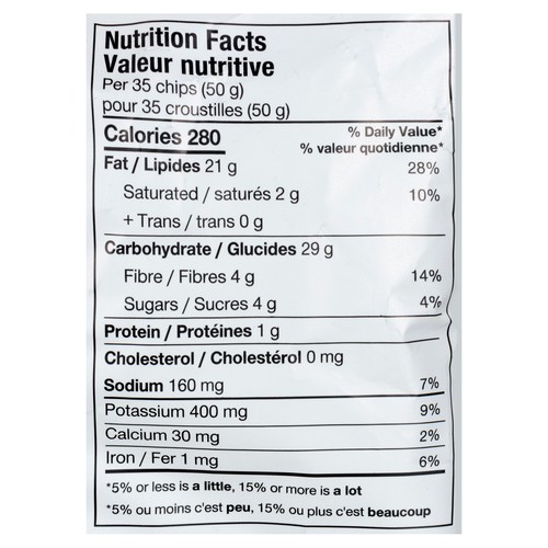 Covered Bridge Gluten-Free Sweet Potato Chips Sea Salt 142 g