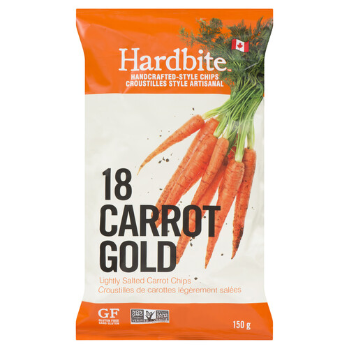 Hardbite Gluten-Free Lightly Salted Carrot Chips 150 g