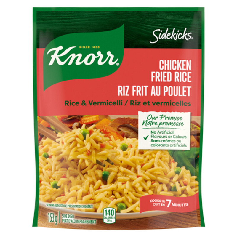 Knorr Sidekicks Rice & Vermicelli Chicken Fried Rice Quick And Easy To