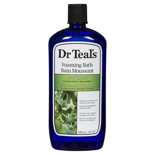 Dr. Teal's Foaming Bath Relax & Relief Eucalyptus 1 L