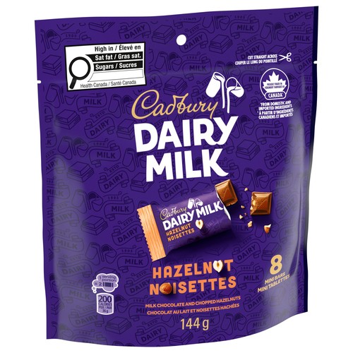 Cadbury Dairy Milk Mini Bars Hazelnut 144 g