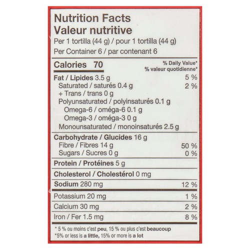 Carbonaut Tortillas Original 8-Inch 264 g (frozen)