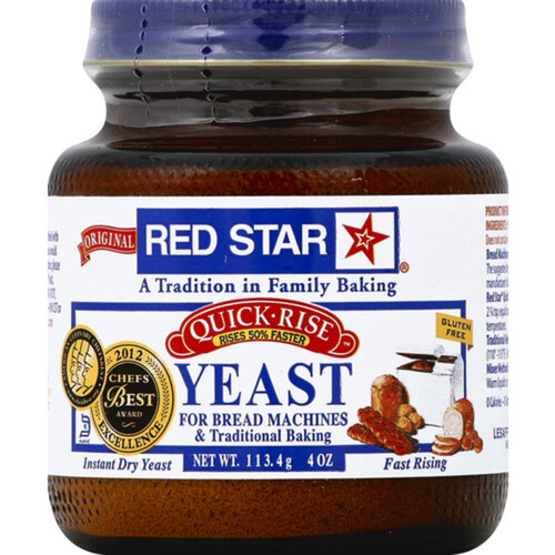 Red Star Gluten-Free Dry Yeast Jar 113.4 g