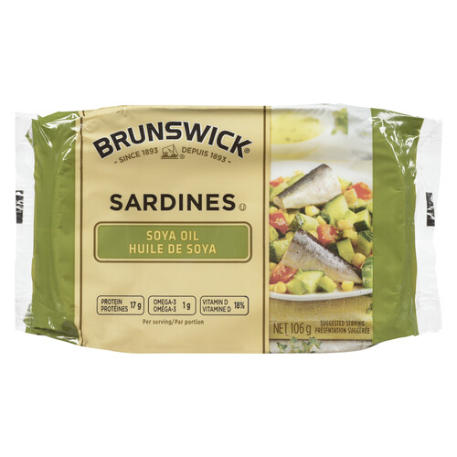 Brunswick Sardines in Soya Oil 106 g