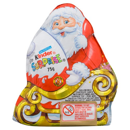 Kinder Surprise Hollow Milk Chocolate Santa 75 g
