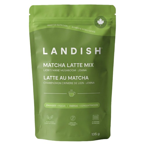 Landish Foods Lions Mane Matcha Latte Mix 135 g