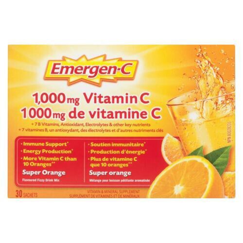 Emergen-C Vitamin C Super Orange 30 x 9.1 g