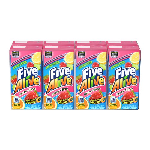 Five Alive Juice Berry Citrus 8 x 200 ml (cartons)