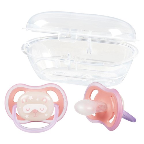 Philips Avent Ultra Air Night Pacifier 6-18 Months 2 Count