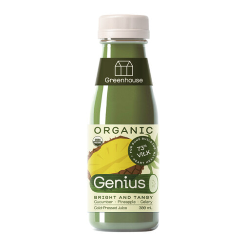 Greenhouse Organic Juice Genius 300 ml (bottle)