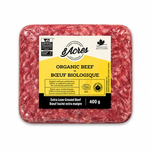 8 Acres Extra Lean Ground Beef 400 g