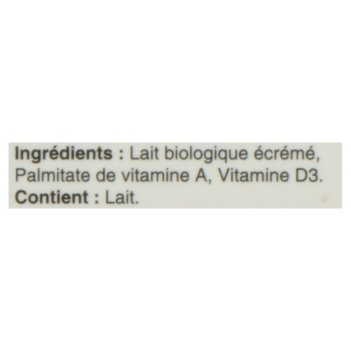 Nutrinor Organic 0% Skimmed Milk Nordic 2 L