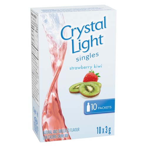 Crystal Light Drink Mix Singles Strawberry Kiwi 30 g