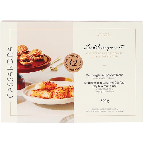 Cassandra Loignon Frozen Gourmet Appetizer Platter 320 g