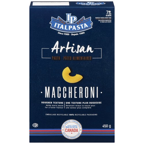 Italpasta Maccheroni Pasta Bronze Box 450 g