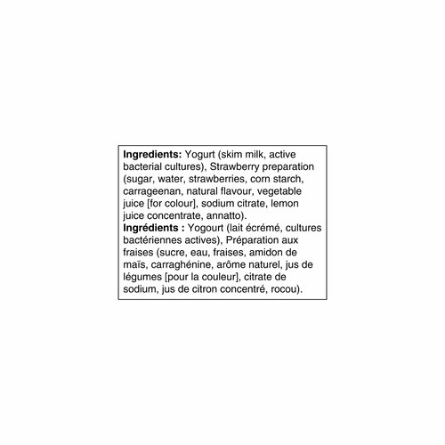 Oikos Fat-Free 0% Greek Yogurt Strawberry 750 g