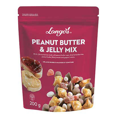 Longo's Snack Peanut Butter & Jelly Mix 200 g