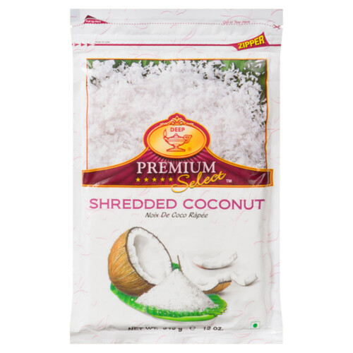 Deep Premium Shredded Coconut 340 g (frozen)