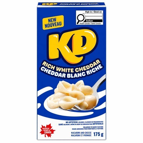Kraft Dinner White Cheddar Macaroni & Cheese 175 g