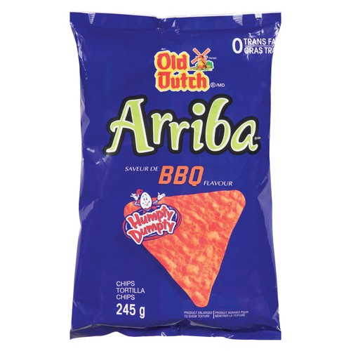 Old Dutch Arriba Tortilla Chips Humpty Dumpty BBQ 245 g