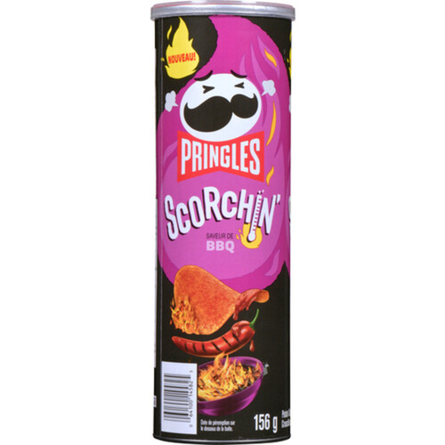 Pringles Potato Chips Scorchin BBQ 156 g