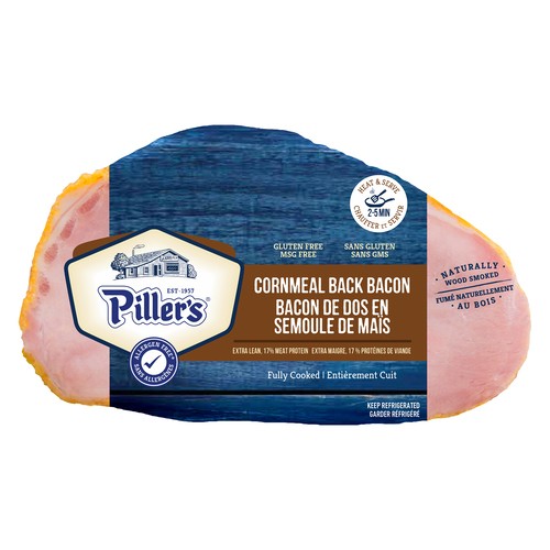 Piller's Gluten-Free Cornmeal Back Bacon 4.5 kg