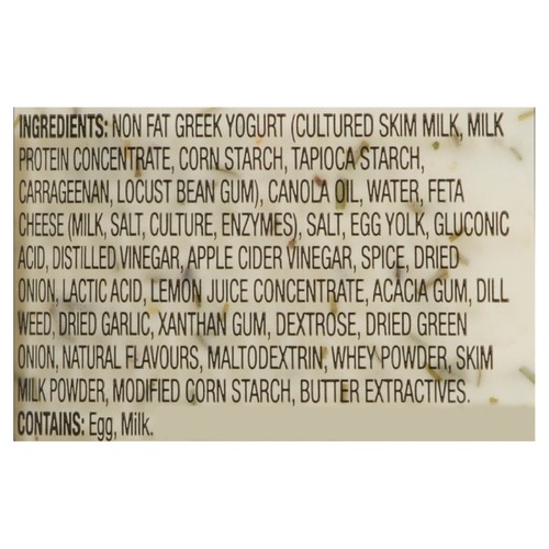 Litehouse OPA Greek Yogurt Dressing Feta Dill 330 ml