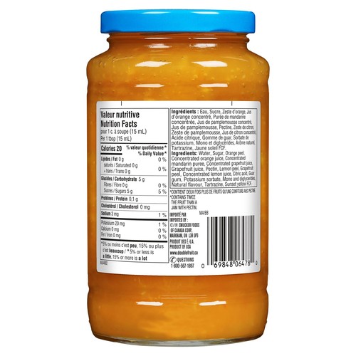 Double Fruit Light Fruit Spread 4 Citrus Fruit 500 ml