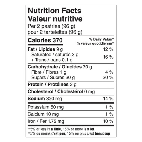 Kellogg's Pop Tarts Frosted Blueberry 384 g