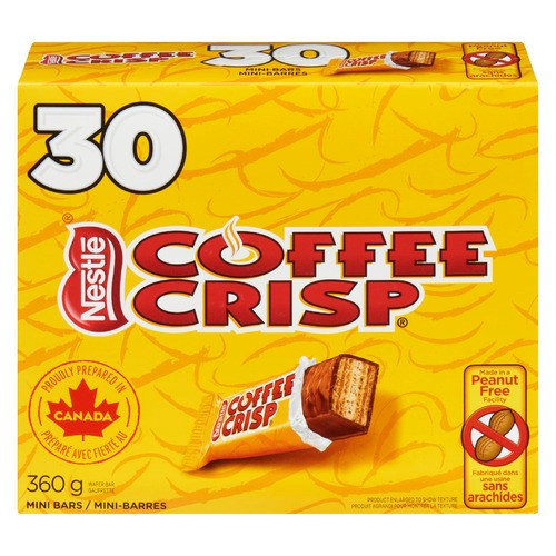 Nestlé Coffee Crisp Chocolate Bar 30 Pack 360 g