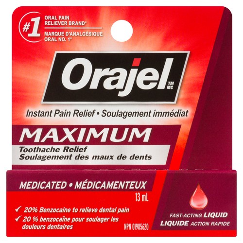 Orajel Liquid Toothache Relief Extra Strength 13 ml