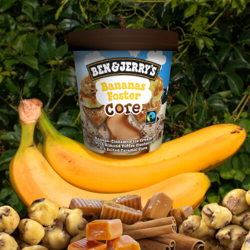 Ben & Jerry's Ice Cream Bananas Foster Core 473 ml