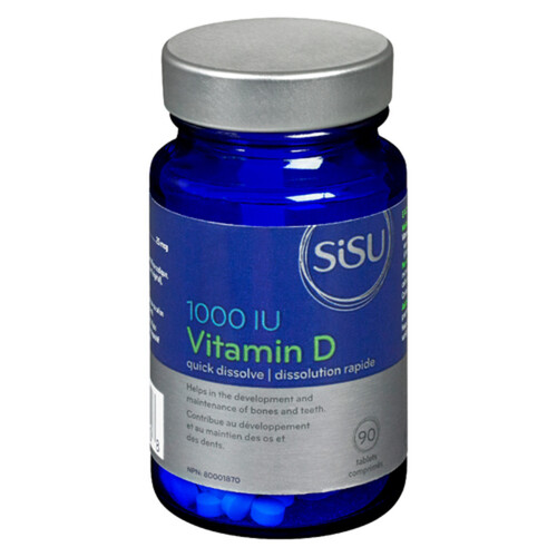 Sisu Vitamin D 1000 IU Tablets 90 EA