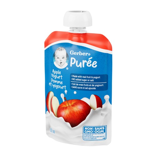 Gerber Yogurt Purée For Babies Apple Pouch 99 g