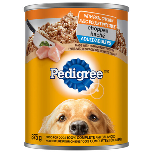 Pedigree Chopped Adult Wet Dog Food with Real Chicken 375 g