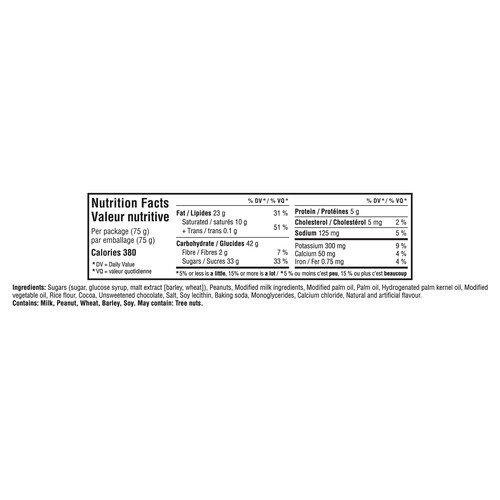 Cadbury Wunderbar Candy Bar Chocolatey King Size 75 g