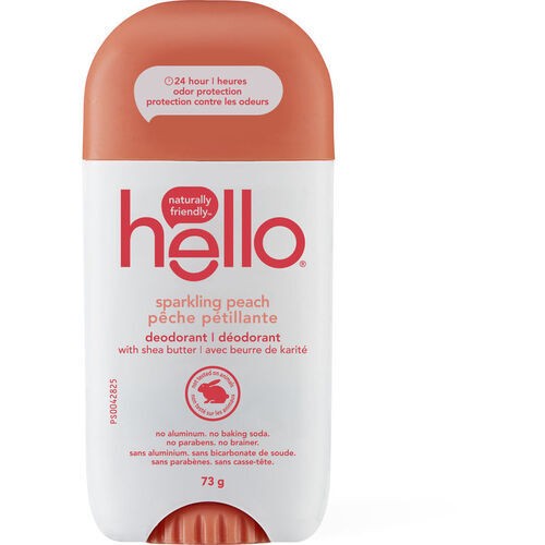 Hello Deodorant With Shea Butter Sparkling Peach 73 g