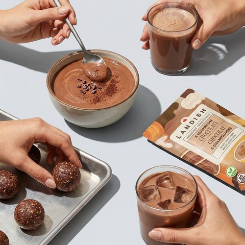Landish Hot Chocolate Mix 5 Mushroom 135 g