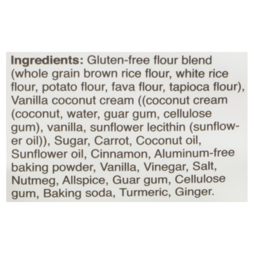Judy G Gluten-Free Vegan Frozen Cake Turmeric Carrot 250 g