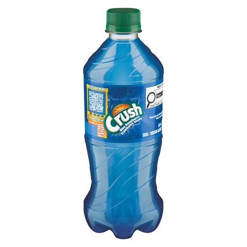 Crush Soft Drink Blue Raspberry 591 ml (bottle)