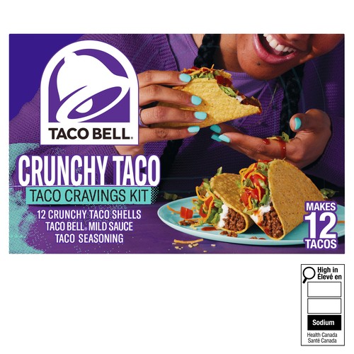 Taco Bell Taco Cravings Kit Crunchy 260 g