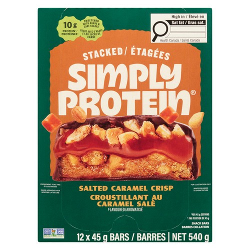 Simply Protein Bar Salted Caramel Crisp 12 x  45 g